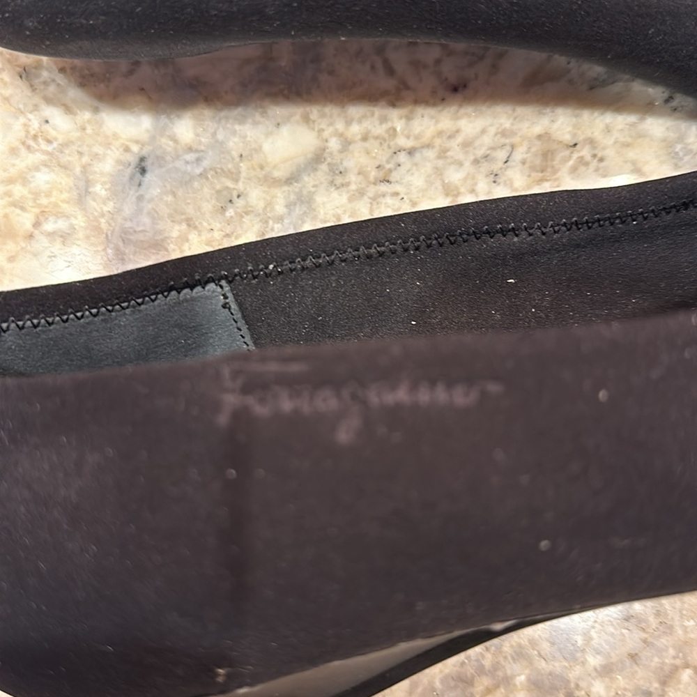 Salvatore Ferragamo flats, black, Sz 9B - Picture 3 of 6